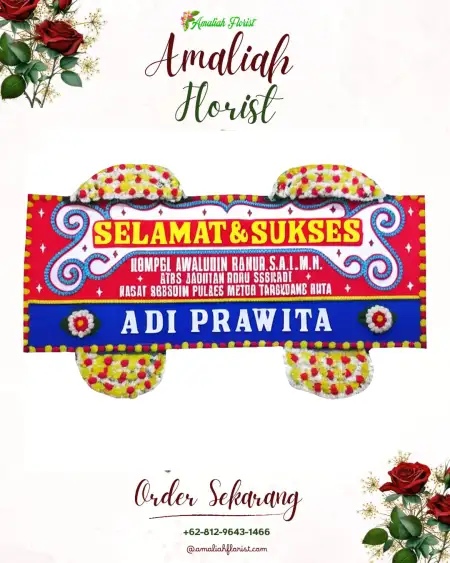 Papan Bunga Ucapan Selamat Tegal Timur